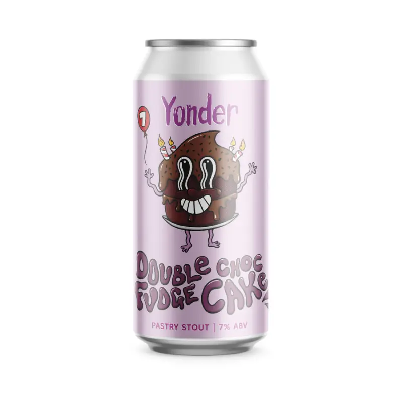 Yonder Brewing and Blending Double Choc Fudge Cake