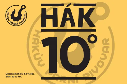 Hákův parní pivovar Hák 10°