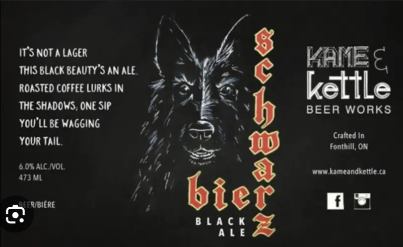 Kame & Kettle Schwartz Bier Black Ale