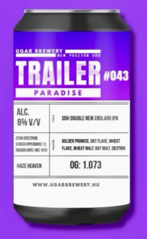 UGAR Brewery Trailer #043 - Paradise