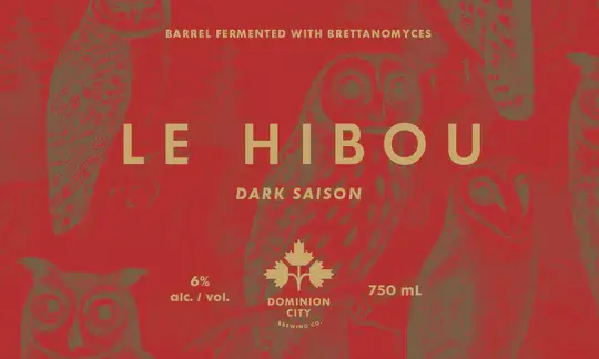 Dominion City Brewing Co. Le Hibou Dark Saison