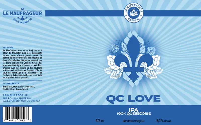 Microbrasserie Le Naufrageur Québec Love