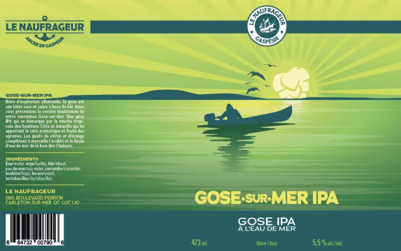 Microbrasserie Le Naufrageur Gose-sur-Mer IPA