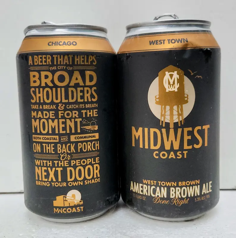 Midwest Coast Brewing Company West Town Brown Ale