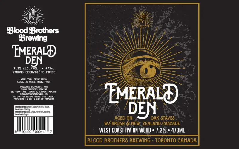 Blood Brothers Brewing Emerald Den 10 Year