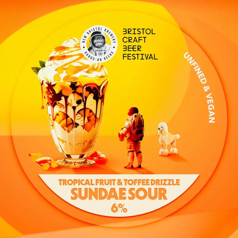 New Bristol Brewery Tropical Fruit & Toffee Drizzle Sundae