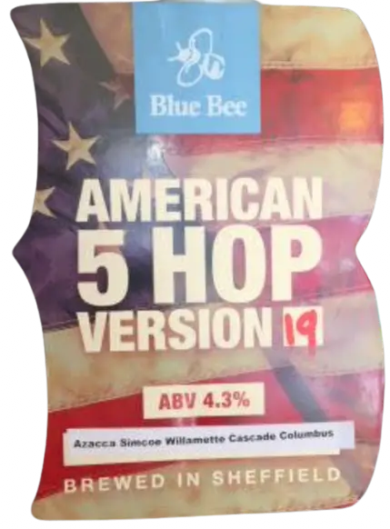 Blue Bee Brewery American Five Hop Version 19