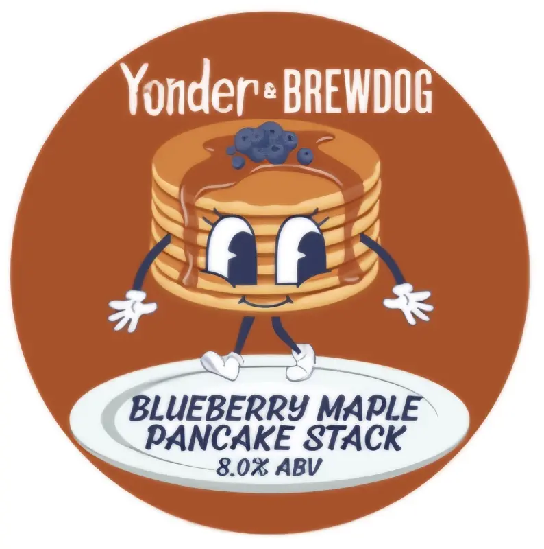 Yonder Brewing and Blending Blueberry Maple Pancake Stack - Collabfest 2025