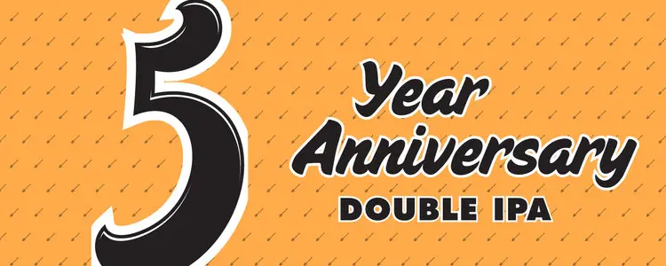 Austin Street Brewery 5 Year Anniversary Double IPA