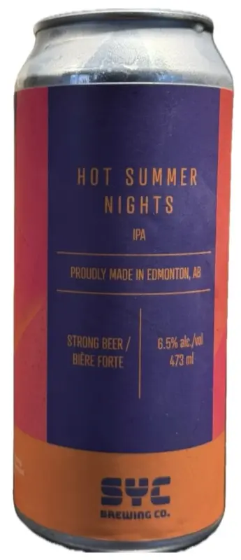 SYC Brewing Co. Hot Summer Nights