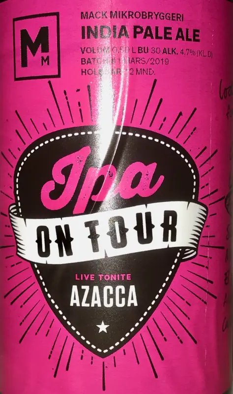 Mack Ølbryggeri Mikrobryggeri IPA On Tour - Azacca