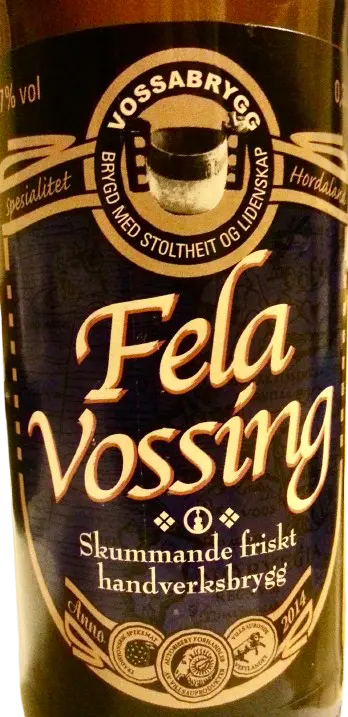 Handverksbryggeriet Vossabrygg Fela Vossing