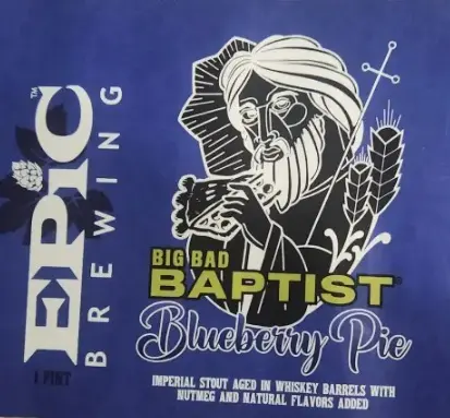 Epic Brewing Company Big Bad Baptist - Blueberry Pie