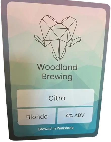 Woodland Brewing Citra Blonde