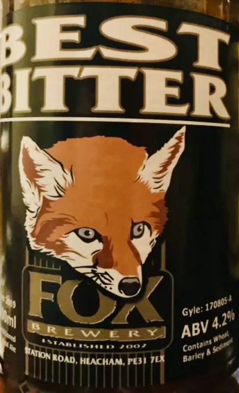 Fox Brewery Best Bitter