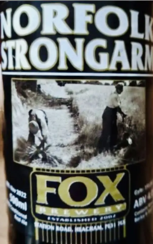 Fox Brewery Norfolk Strongarm