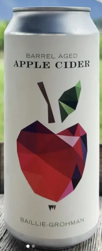 Baillie-Grohman Estate Winery Barrel Aged Apple Cider