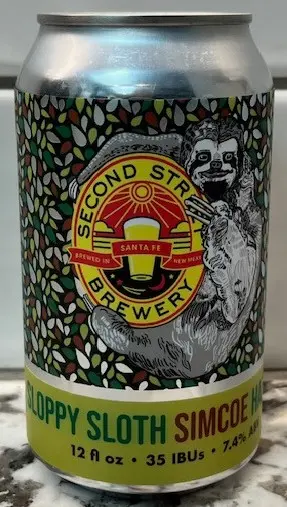 Second Street Brewery Sloppy Sloth Hazy IPA - Simcoe