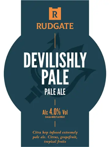 Rudgate Brewery Devilishly Pale