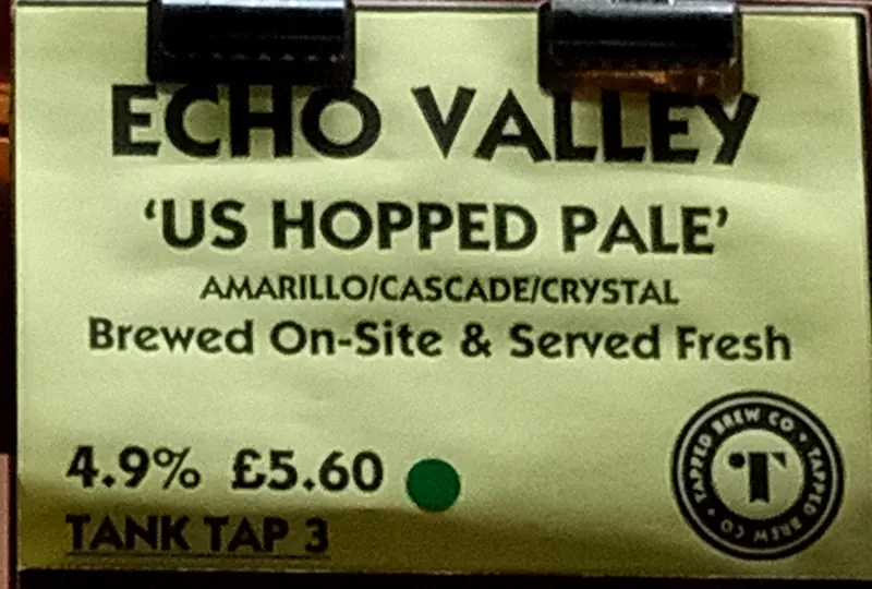 Tapped Leeds Echo Valley