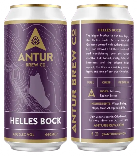 Antur Brew Co Helles Bock