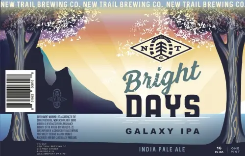 New Trail Brewing Co. Bright Days: Galaxy