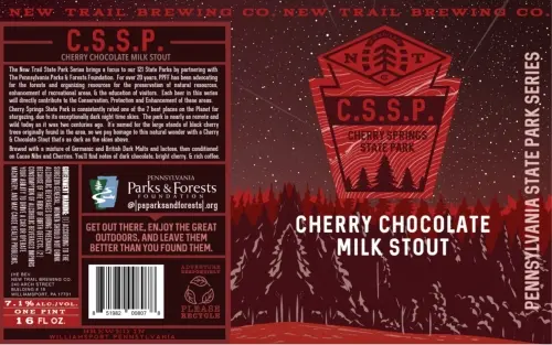 New Trail Brewing Co. C.S.S.P. - Cherry Springs State Park