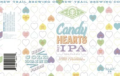 New Trail Brewing Co. Candy Hearts