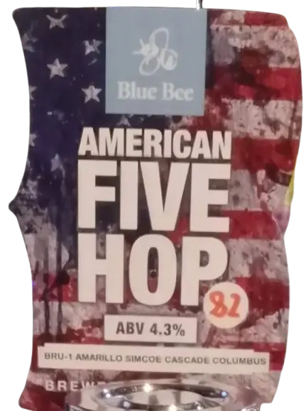 Blue Bee Brewery American Five Hop Version 82