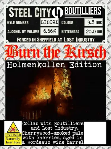Steel City Brewing Burn The Kirsch: Holmenkollen Edition