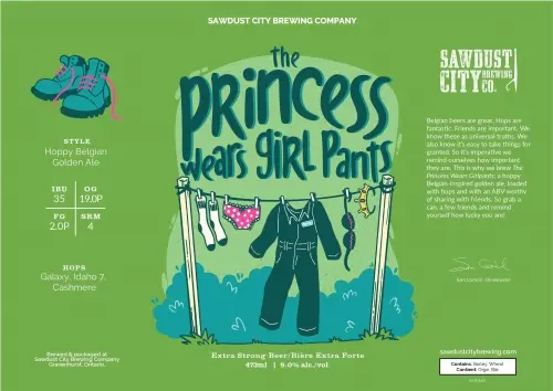 Sawdust City Brewing Company The Princess Wears Girlpants