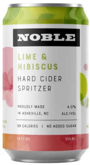 Noble Cider Lime & Hibiscus Spritzer