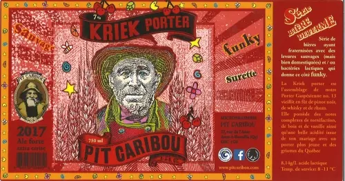 Microbrasserie Pit Caribou Kriek Porter