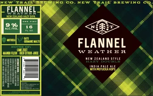 New Trail Brewing Co. Flannel Weather: Motueka