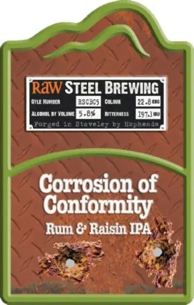 Raw Brewing Company Corrosion Of Conformity