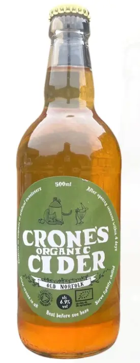 Crone's Organic Cider Old Norfolk (Bottle)
