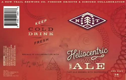 New Trail Brewing Co. Heliocentric: Raspberry