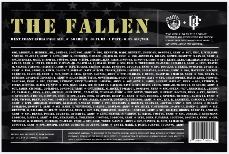 One Family Brewing The Fallen