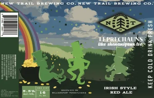 New Trail Brewing Co. Leprechauns Like Shenanigans Too