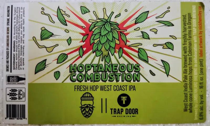 Lumberbeard Brewing Hoptaneous Combustion (2025) - Luminosa