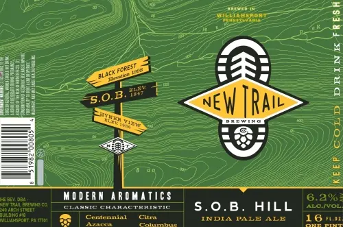 New Trail Brewing Co. S.O.B. Hill IPA