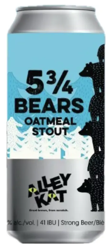 Alley Kat Brewing Company 5 3/4 Bears Oatmeal Stout