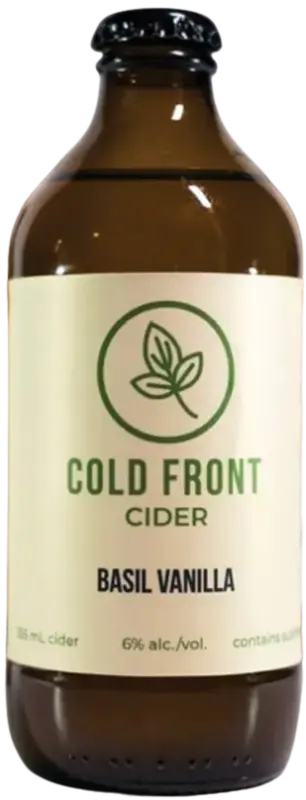 Cold Front Cider Basil Vanilla