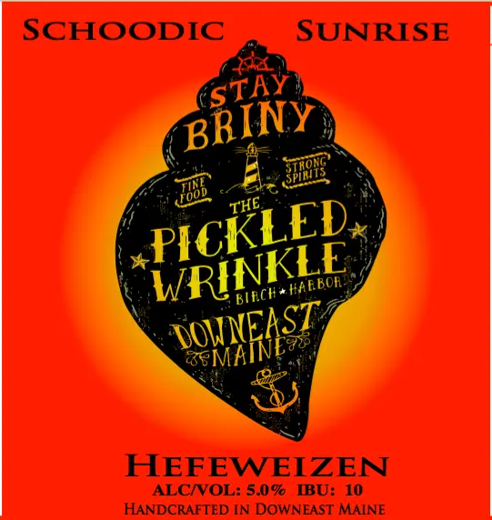 Airline Brewing Company Schoodic Sunrise