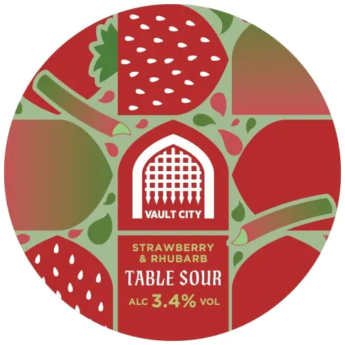 Vault City Strawberry & Rhubarb Table Sour