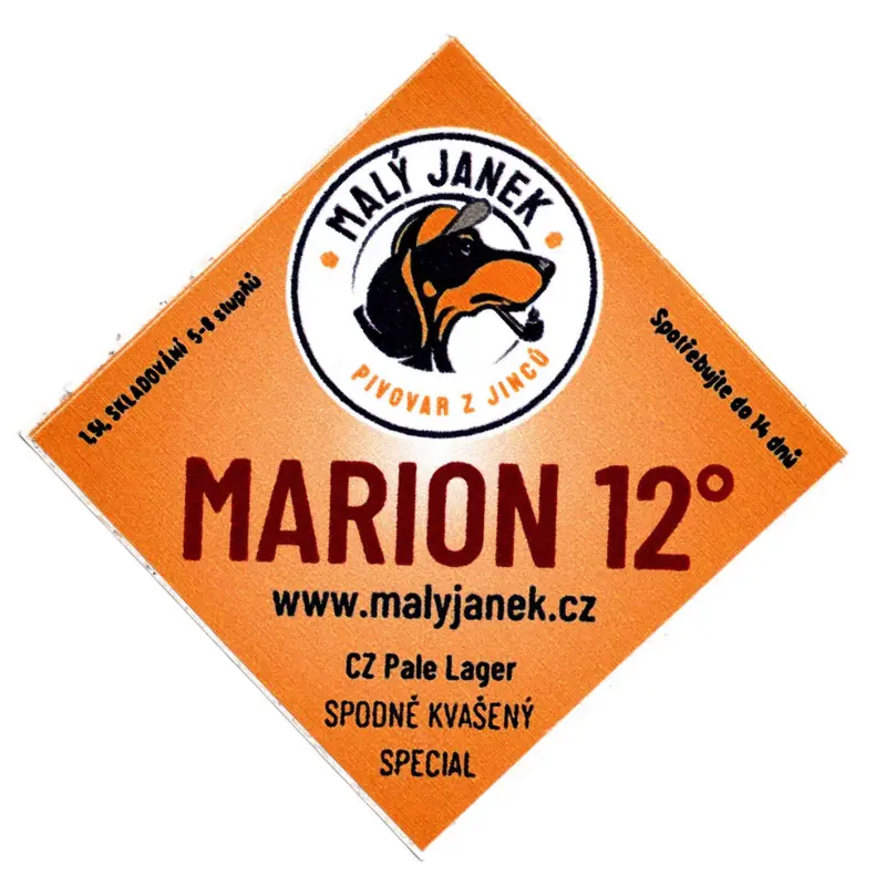 Malý Janek - Pivovar z Jinců Marion 12°