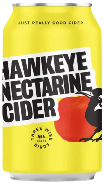 Three Wise Birds Hawkeye Nectarine Cider