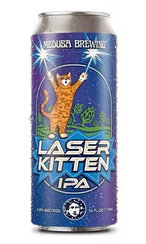 Medusa Brewing Company Laser Kitten