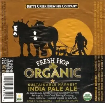 Butte Creek Brewing Company Fresh Hop Organic India Pale Ale