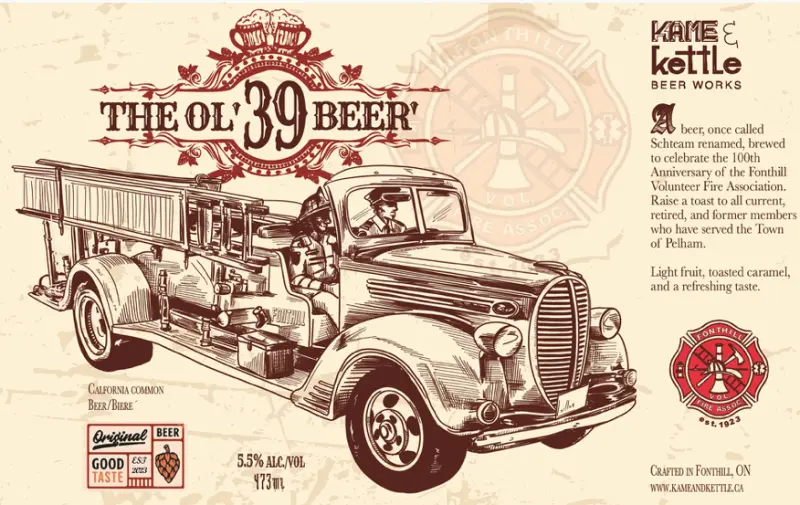 Kame & Kettle The Ol' 39 Beer